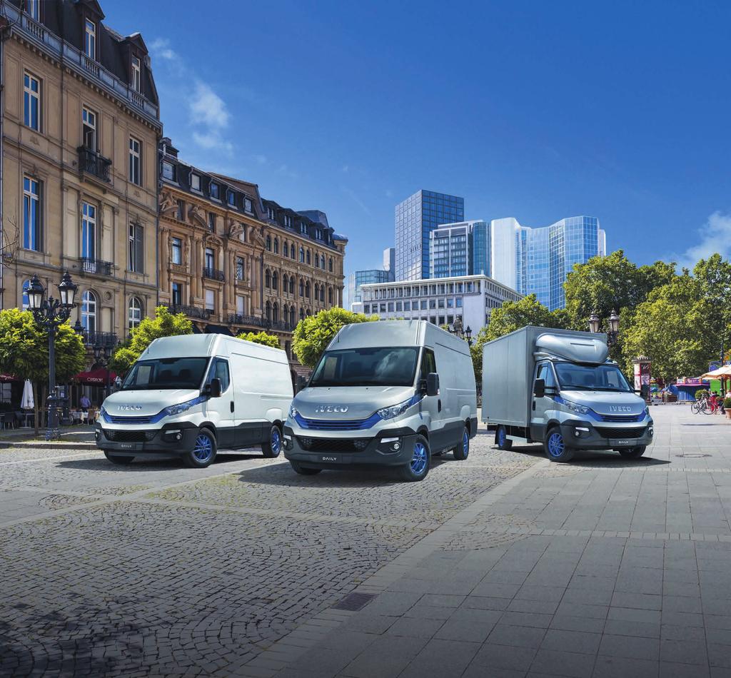 THE NEW SUSTAINABLE RANGE DAILY ELECTRIC THE FIRST ZERO EMISSIONS LIGHT COMMERCIAL VEHICLE DAILY EURO 6 RDE 2020 READY THE FIRST LIGHT COMMERCIAL VEHICLE VERIFIED FOR REAL DRIVING EMISSIONS, READY