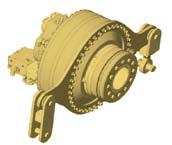 Rotation Motor Crossover relief valve Shrink disc Thrust Box