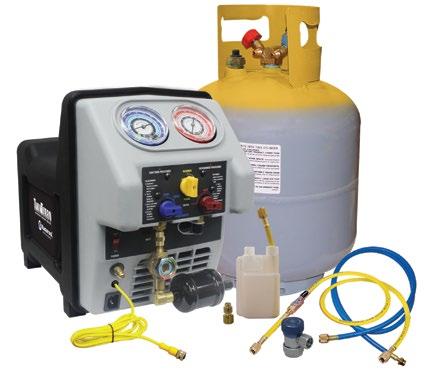 In addition: Meets all requirements of SAE J2851, contaminated recovery only device Comes equipped with overfill protection switch cutting off at 80% tank
