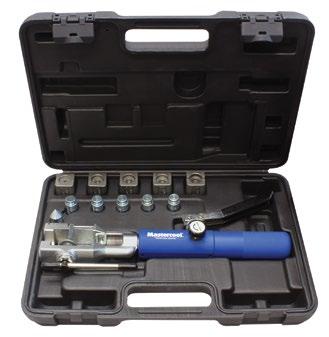SPECIALTY HYDRAULIC TOOLS 72480 37 FLARING AND DOUBLE FLARING HYDRAULIC TOOL KIT This kit fabricates factory style 37 and 37 double flare found on aviation and specialty automotive applications.