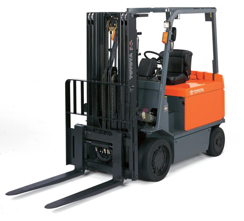 THE 7 SERIES AC DRIVE ELECTRIC FORKLIFT: MORE POWER TO MOVE THOSE LARGER LOADS.