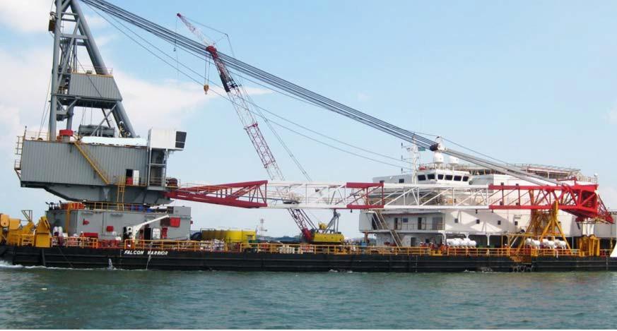 Reference : AWB 9127/09 Type : Accommodation Work Barge Yob : 2009 : ABS Dims : 91.52 x 27.52 x 6.10 mtr Draft : 1.922 mtr min draft, 4.50 mtr extreme draft DWT : 2751 tons : f.o. 1300 m3, f.w.