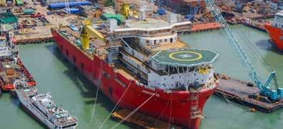 14 JASCON 18 Deepwater pipelay construction Vessel / THRUSTERS n Emergency gen set n Thrusters n Bow thruster 150.00 m 36.80 m 15.10 m 6.