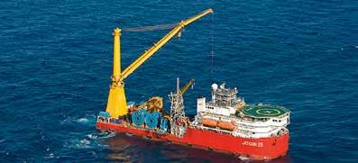 19 JASCON 25 Pipelay Construction Vessel n Extreme breadth / THRUSTERS n Thrusters n Bow thruster 118.80 m 30.40 m 36.40 m 8.40 m 4.98 m 4 x CAT @ 1825 kw 2 x FPP @ 1920 kw 4 x FPP retract.