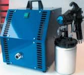 with separate on/off switch 2.5m air hose C45DC Diaphragm compressor only Ideal for airbrush operation Technical Spec.