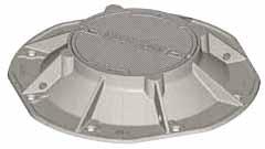 Connecticut Municipal Manhole s, Covers, and Grates MIDDLETOWN 23 3/4" DIA 1 1/4" 8" 21 3/4" DIA 48" DIA 00220515 / 00124862 8" standard frame and solid cover 00220515 / 00124862 8" standard frame