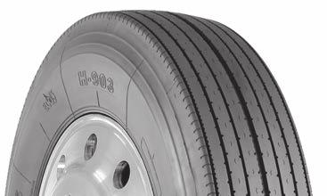 Fuel efficient and part of the PA SmartWay verified technologies of low rolling resistance tires in steer axle position.