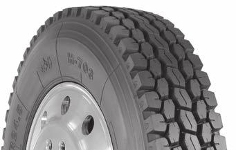 features aggressive lugs for superior traction and wide grooves to help prevent stone trapping. Heavy-duty all steel casing for excellent retreadability.  Size & PR/LR Size & PR/LR 89296 11R22.