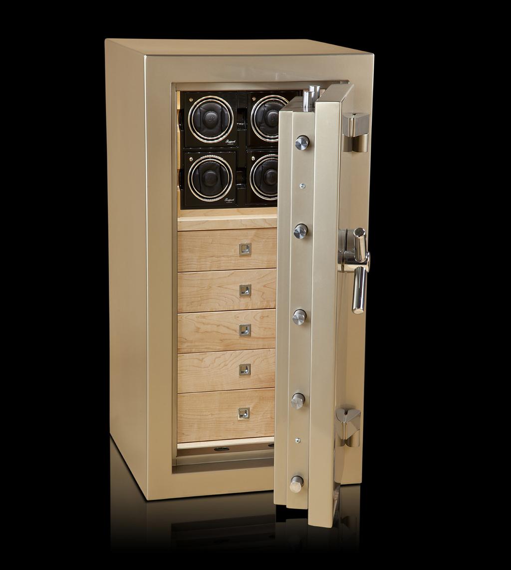 THE LUXURY RANGE FROM BURTON SAFES offers our clients the highest level of security, engineered to the most detailed level of precision.
