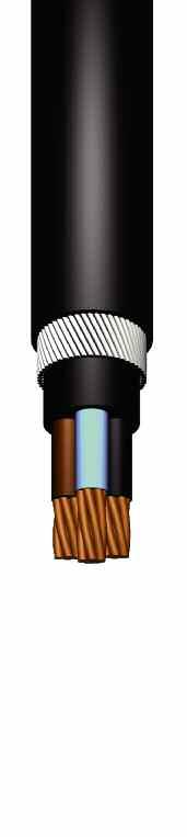 17 MAINS CABLES PVC Stranded plain annealed copper conductors, XLPE insulated, PVC bedding, galvanised steel wire armour, PVC outer sheath. Black. 600/1000 volts grade to BS5467.