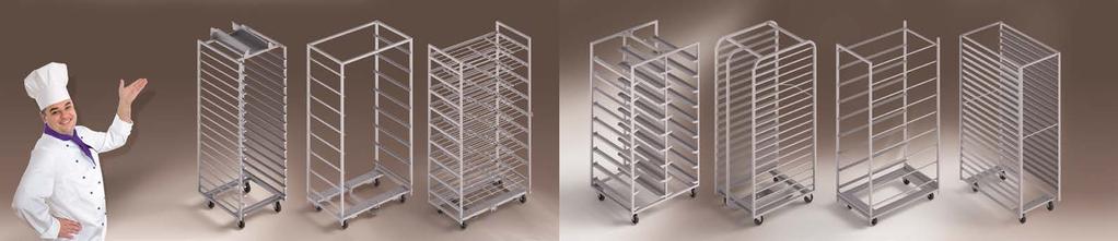 48 BAKING TROLLEYS FOR ROTARY OVENS BAKING TROLLEYS FOR