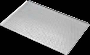 Baking trays and moulds made of AluSteel as opposed to ordinary do not become deformed at high temperatures and as a result of cooling down following the baking process.