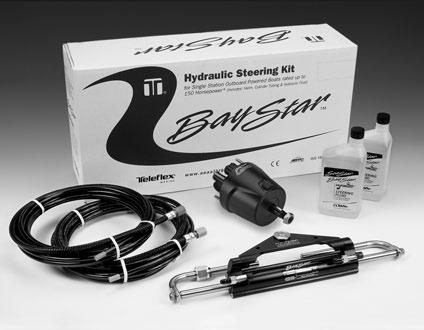 OUTBOARD FRONT MOUNT BayStar Steering Kits PID# HK4200A, HK4230A NOTICE HC4645H compact cylinder is included in both BayStar Steering Kits.