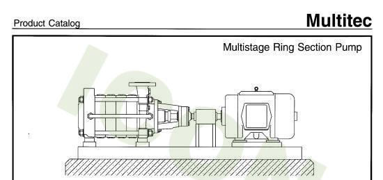 Multi stage Single stage Multistage pumps are used to