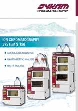 CHROMATOGRAPHY SYKAM PRODUCTS S 600 Series