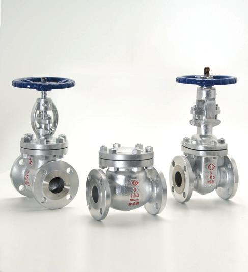 ANCOCK GATE, GOBE AND CECK VAVES CAST STEE A range of ASME Class 150, 300 and 600 bolted bonnet cast steel valves, with metal-to-metal seating in flanged or butt weld ends FEATURES Gate valves