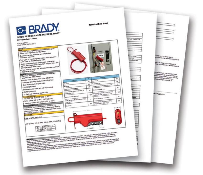 Standard Valve Kits Brady Valve Kit The essential lockout devices needed for the most common valves in your facility 1-2.