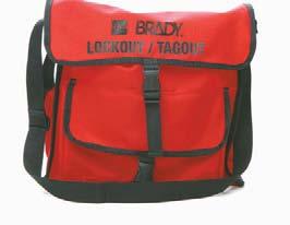 nylon with 39 shoulder strap Includes latchable front pocket and two side mesh holders Extra-Large Toolbox Made