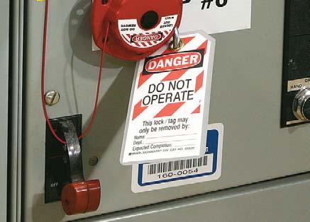Tags OSHA Regulations The following requirements apply only to tags used as tagout devices (i.e., tags used alone without locks).