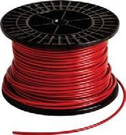 non-conductive nylon cables Service temps of cables: Non-Conductive Nylon: -40 to 200 F Sheathed Metal: -30 to 180 F 50943 w/ 8 sheathed metal cable