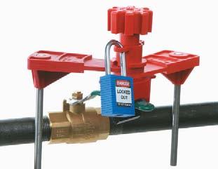 Universal Valve Lock Out all Types of Valves with a Single Device Made of rugged industrial-grade steel and nylon for extra impact and