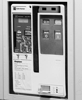 12 Installation and Use May 2003 Sized to Simplify Magnum low voltage power circuit breakers are designed for simplified installation and use.