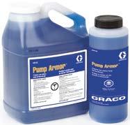 Mixes with the paint and prevents it drying in your unit's pump Doesn't cause any spots in your finishing (unlike other products) Pump Armor Undiluted: lubricant and anti-freeze for