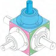 shaft: cylindrical hole and keyway Designation: H Bevel gearbox additional output: type, designation and position side D side F side