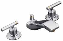 Accessories 1039 Symbol Single Post Mount Lavatory 60 1-Handle Tub/Shower 146 1-Handle Shower 176 1-Handle Valve Only