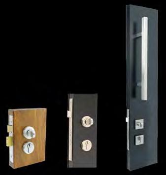 Finishes: SS, PVD, AB, NB, PC, OF, BLK Features 2 stage bolt throw Latch retracts on Key Finishes: SS, PB, SB, AB, NB, PC, OF, BLK Use with euro profile cylinder and escutcheons Finishes: SS, PB, AB,