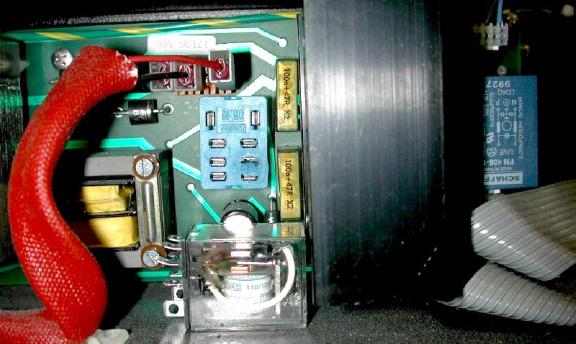 No Spin Condition Checking Motor Voltage Locate the Power PCB on the Left Side of the unit. You will notice a four pin connector right above the Motor Relay.