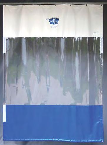 Curtains Features Include: 14 oz. vinyl coated polyester fabric with 20 mil.