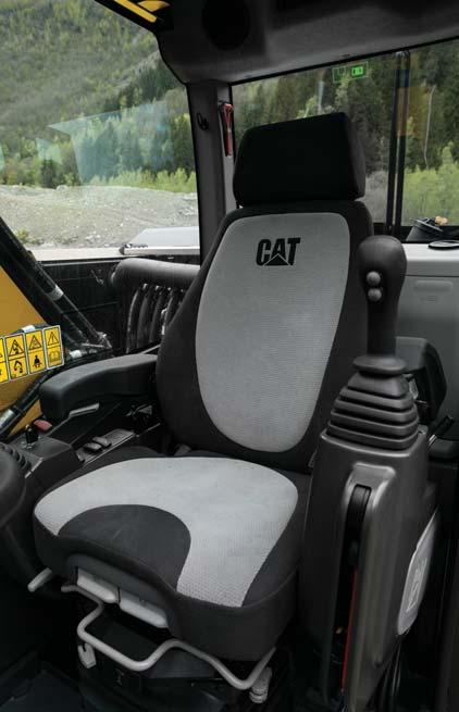 Premium Comfort Keeps Operators Productive All Shift Long Legacy from the Renowned Cat Wheel Material Handlers Designed for the operator, our cabs are unique.