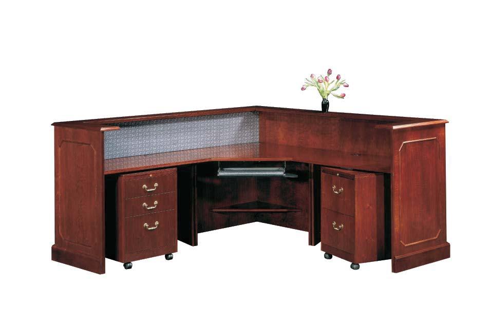 TRADITIONAL RECEPTION STATIONS Reception stations, the first impression expressed to visitors in your office.