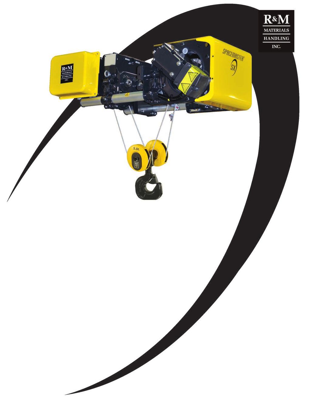SPACEMASTER WIRE ROPE HOISTS The Spacemaster SX represents an innovative design that includes a large