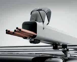 ALUCA Loading tube for roof rack Aluminium design offers stability yet minimum weight Ideal for safe transportation of metal or