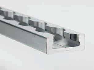 01 Aluminium lashing rail - rectangular 28 mm To screw on Width: 28 mm, height 11 mm Profile: square Suitable