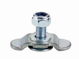 ALUCA Screw fitting Made of steel, galvanised For mounting on the lashing channel to screw