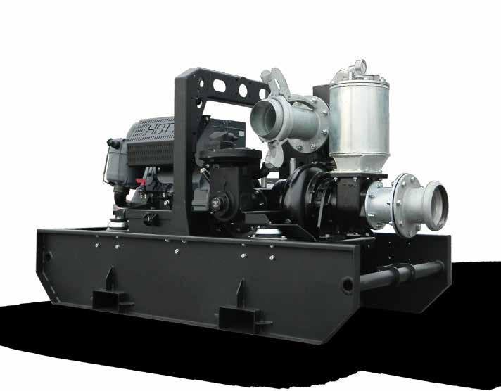 OW/OA Series OPEN VACUUM-ASSISTED PUMPS FROM TO 1 WATER OR AIR COOLED FEATURES m /h dry vacuum system, m self-priming High tank for a long running time without refuelling High performance pump end