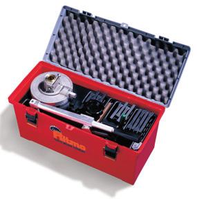 Pipe scraper Extensions kit Transport case Total (with accessories) 380 x 120 x 250 mm 390 x 210 x 140 mm