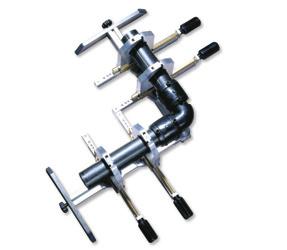 clamps that require no adapters, and an additional axle complete with two clamps