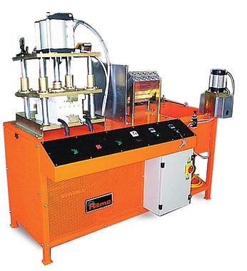 S01 S01 Pneumatic workshop machine suitable for the construction of cross-over special fittings by means of thermo-forming