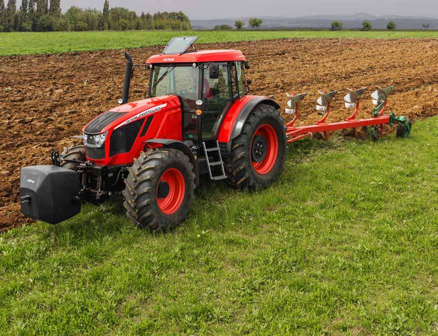 www.zetor.com HYDRAULICS Performance and accuracy Two auxiliary cylinders ensure not only uniform tractor load but also a maximum lifting force of 85 kn.