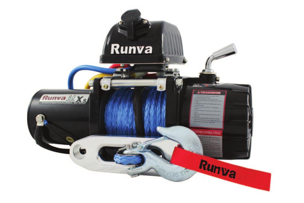 Model: 8.0XS Rock Crawl Winch Package includes: Winch with Dyneema Winch Rope, 600A Solenoid Pack with 32mm 2 cables, 3.