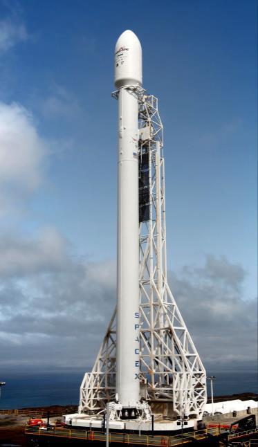 Falcon 9 Rocket Falcon 9 is a two-stage rocket designed from the ground up by SpaceX for the reliable and cost-efficient transport of satellites and SpaceX s Dragon spacecraft.