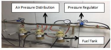 The main feature of this technique is that it allows the flame for propagating inside the combustion chamber and for passing over many thermocouple junctions located inside the chamber.