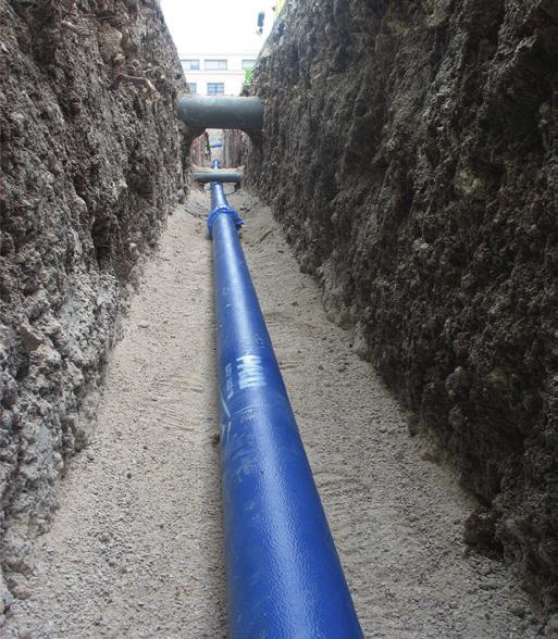Saint-Gobain PAM Ductile Iron Pipe & Fittings Blutop The Blutop range is a new Pipe System dedicated to small diameter potable water distribution.
