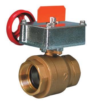 Standard port, end entry valve Available with grooved or female threaded ends (NPT) Sizes from DN65 - DN300/2 1/2-12 Pressures up to 250psi/1725kPa Available Groove x Groove