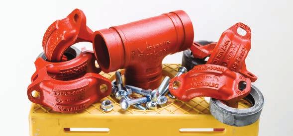 FireLock Installation Ready Fittings REDUCE INSTALLATION TIME Installs up to 10 times faster than threading Eliminate the work of pipe