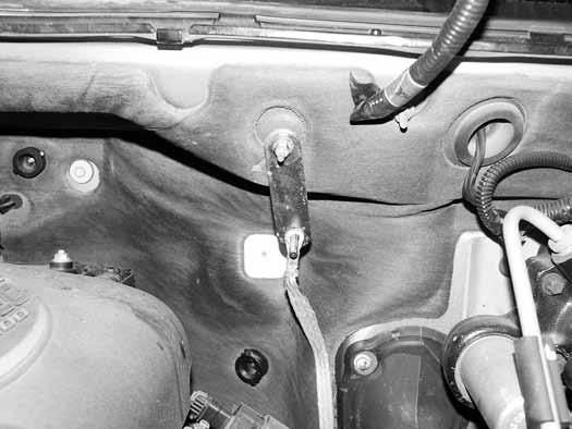Install the provided steering extension into the lower steering shaft and fasten with the factory hardware Figure 18. Leave loose.